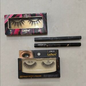 tarte Black Dramatic 3D Faux Mink Lashes Set
